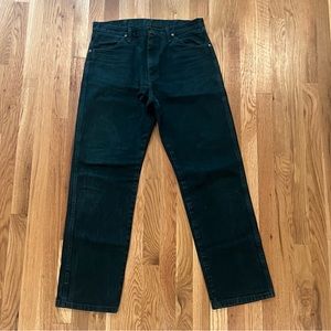 Wrangler Jeans Men 33X32 Green denim